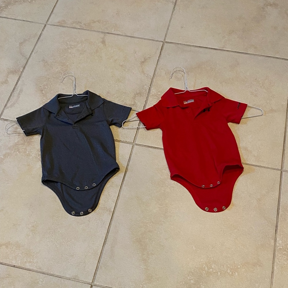 Baby Under Armor onesies 6-9M